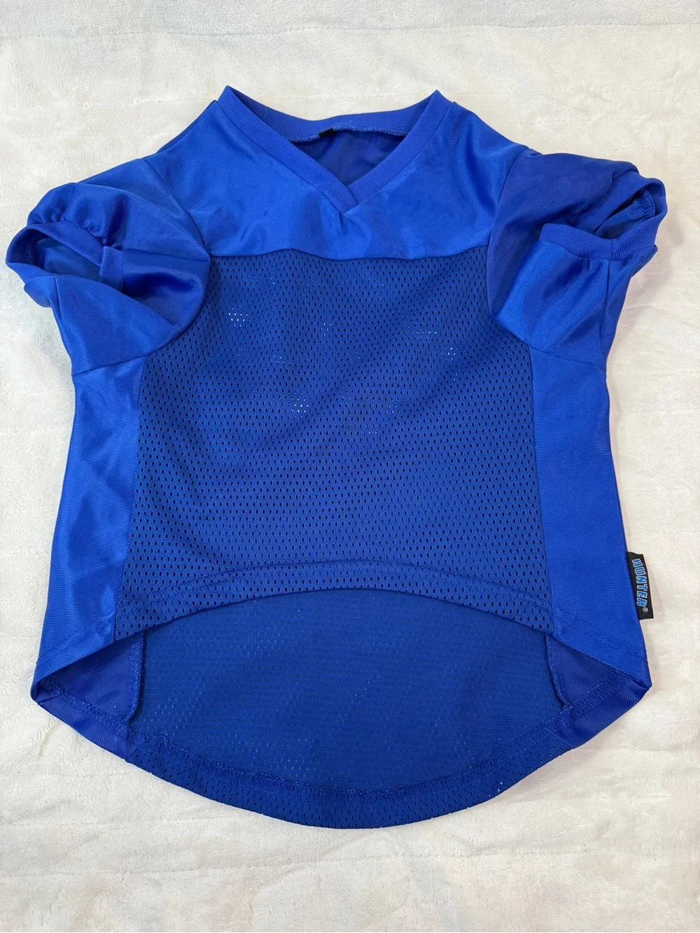 3 used (machine washed) Dog outfits size lg & med Nascar #48, Cowboys, Retreiver
